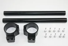 Handlebar clip-on for Honda RC45 51 CBR 929 954 1000RR Kawasaki ZX-6R 10R BLACK