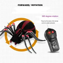 Дистанционное управление паук реалистичные RC Тарантул насекомых страшный трюк игрушка 23*16*6 см творческий Электрический животны