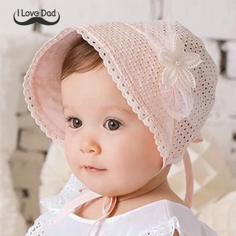 Buy Spring Cap Summer Princess Hollow newborn Baby
