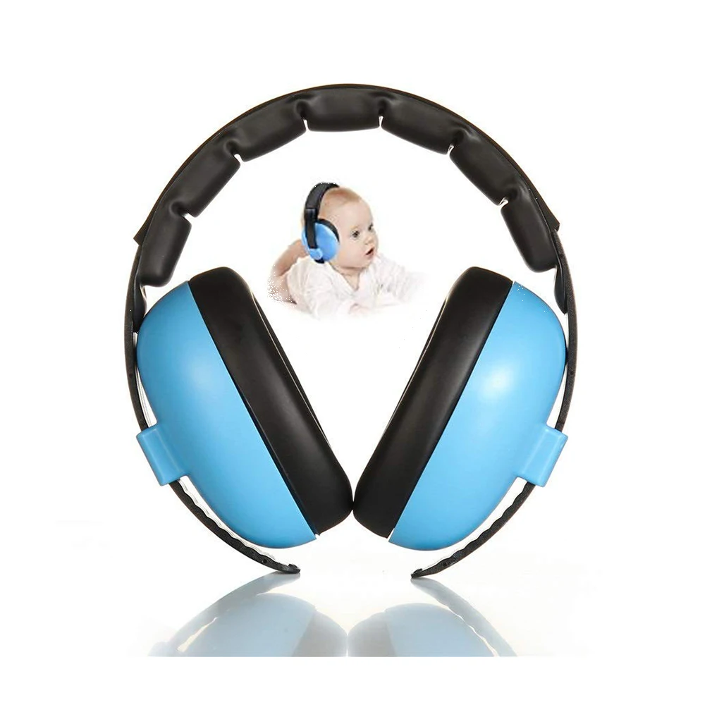 Noise Reduction Kids Hearing-Protection Earmuffs Anti-Noise Earplug Ears Protectors For Sleep Learning Labor Baby Care | Мать и ребенок