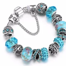 Вишневые цветы Подвеска Амулет браслет для женщин День Рождения вечерние ювелирные изделия DIY подарок аксессуары