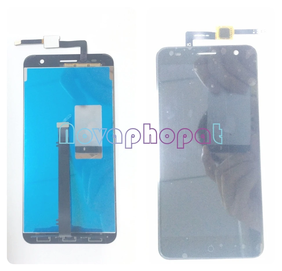 Черный сенсорный экран Novaphopat 5 2 дюйма для ZTE Blade V7 ЖК дисплей монитор с сенсорным
