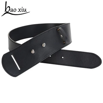 

New Fashion Punk Hot sexy women faux Leather Wide belt Bondage Cage Sculpting Harness Waist Belt Straps Dress Jeans Long Belt