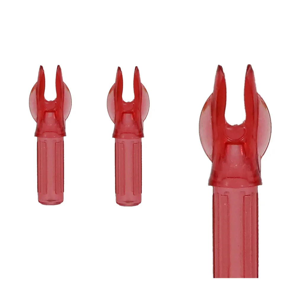 

50pcs/lot Archery Nocks Arrow Knocks Insert For Arrow Shaft I.D 6.2mm/0.246" Plastic Tails DIY Replacement Aeecssories