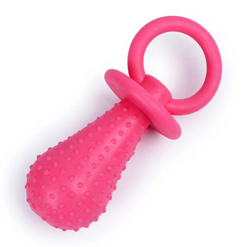 New Big Nipple Dog Toy TPR Rubber Pet Dog Toys TPR Material Toothed Gear Style Pet Chewing Toy Bite-resisitence 3 Color  14cm (6)