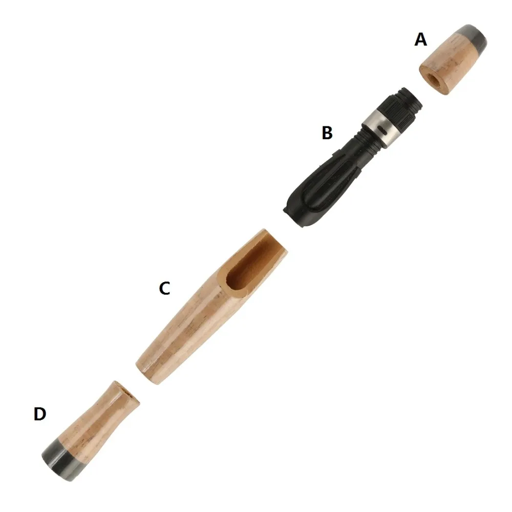 1 комплект/упаковка 4 секции EVA материал фальшивый пробковый стержень ручка плюс спиннинговая катушка сиденье Стержень DIY ремонт комбо набор деталей