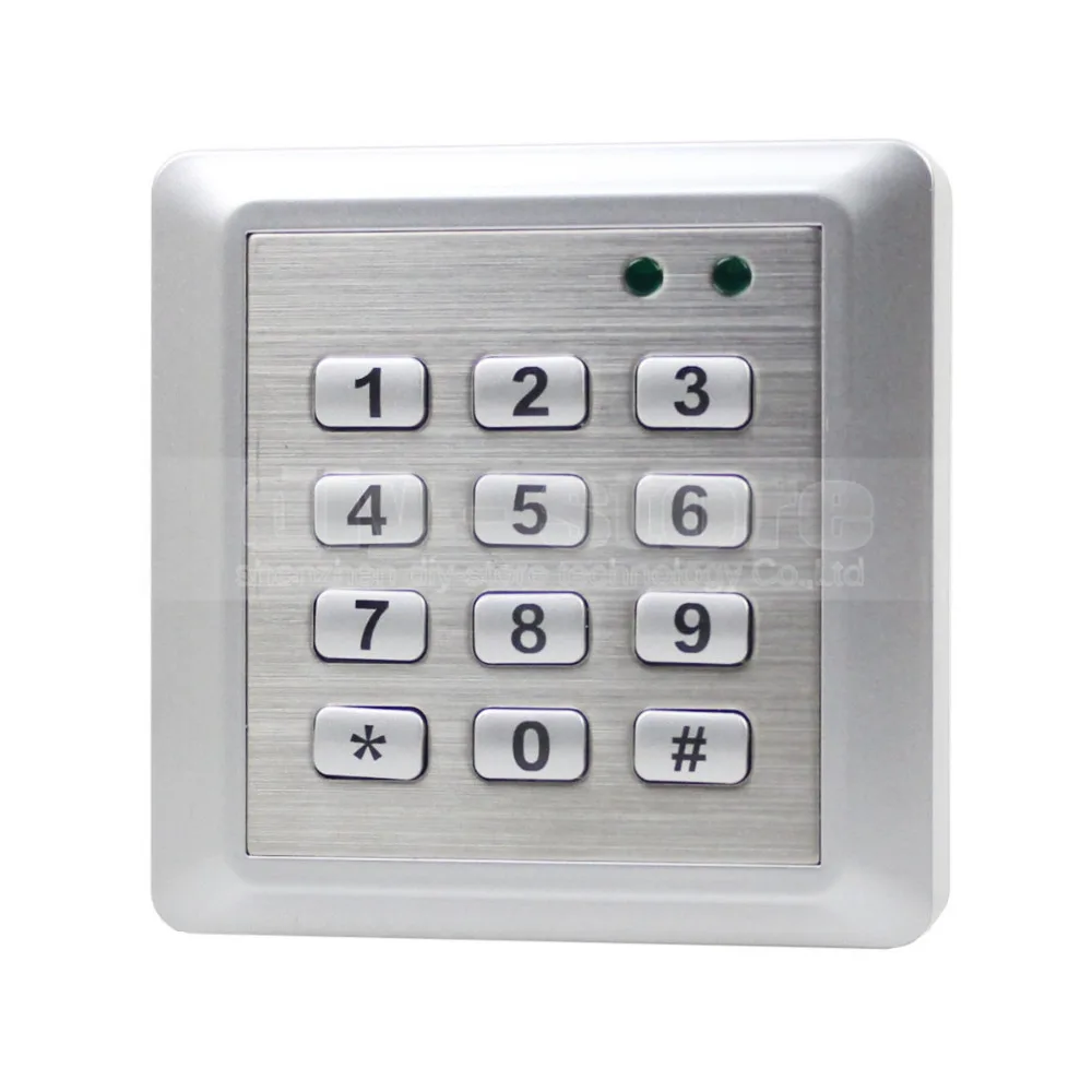 

DIYKIT NEW Waterproof 125KHz RFID Reader Access Control System Kit Keypad + 10 ID Cards Key Fobs