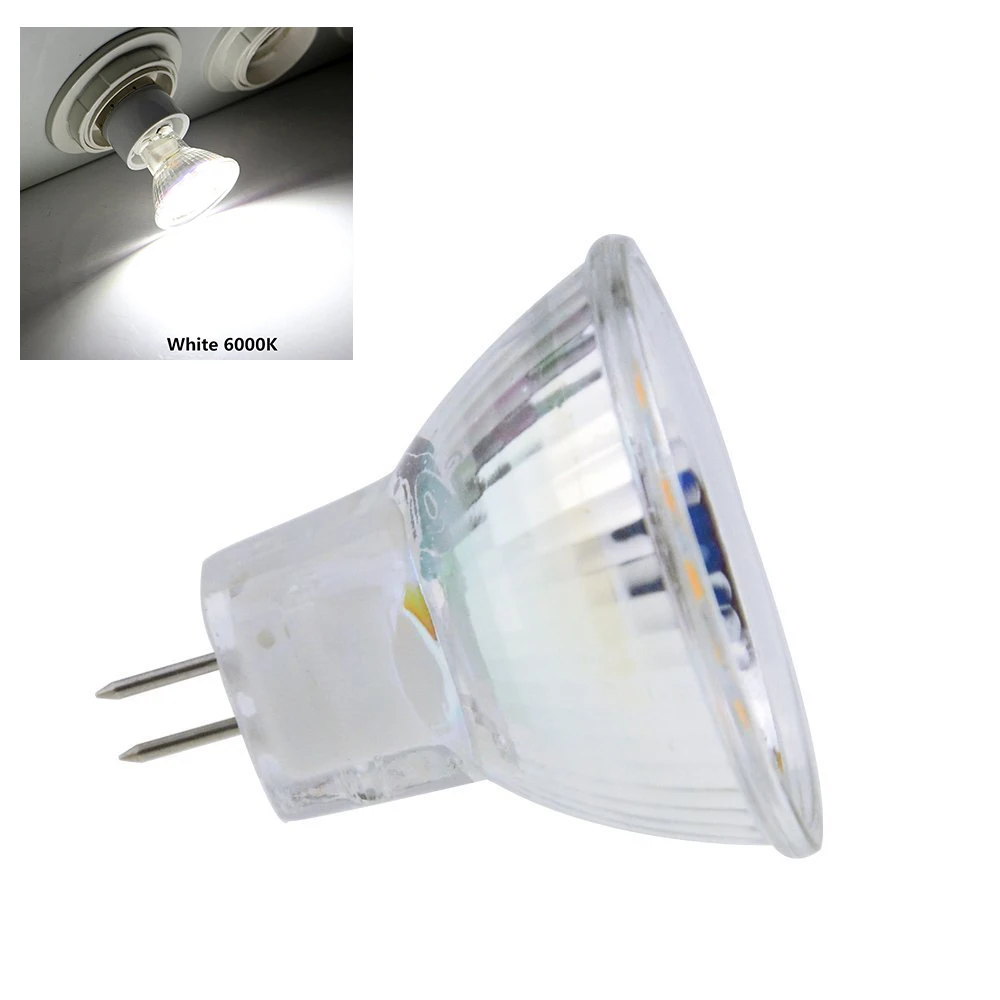 Cool White MR11/GU4 LED Bulb AD/DC 12V-24V Warm/Cold/Neutral White For Ceiling Lights Replace Halogen Lamp 1/4/6/10PACK D30 - Испускаемый цвет: Cool White