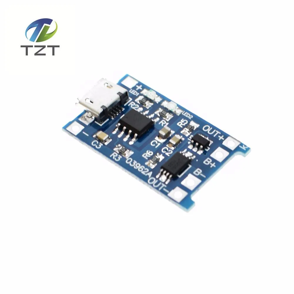 

New 5Pcs/lot 5V 1A Micro USB 18650 Lithium Battery Charging Board Charger Module+Protection Dual Functions