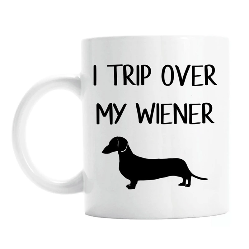 wiener dog mug