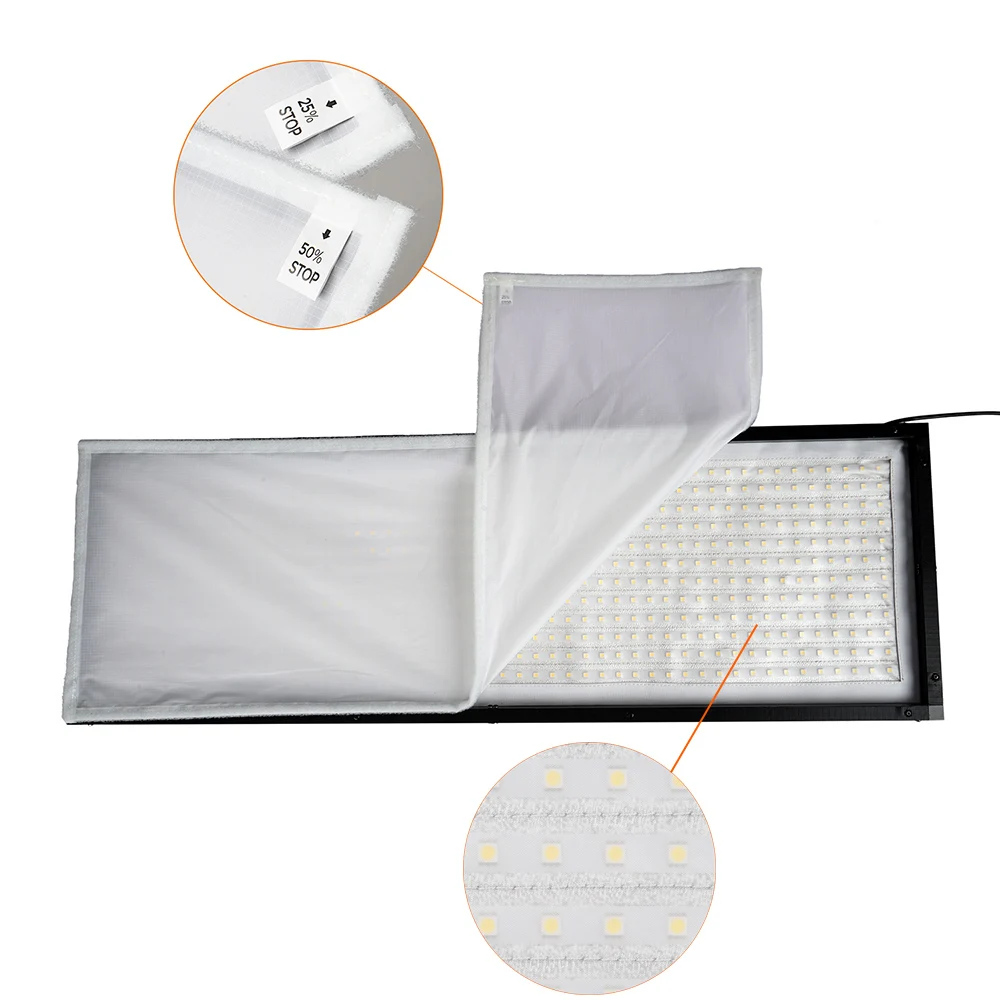  SAMTIAN FL-3090A Flexible LED Video Light Photo Studio Photography Light Dimmable 3200K-5500K For P - 32879317117