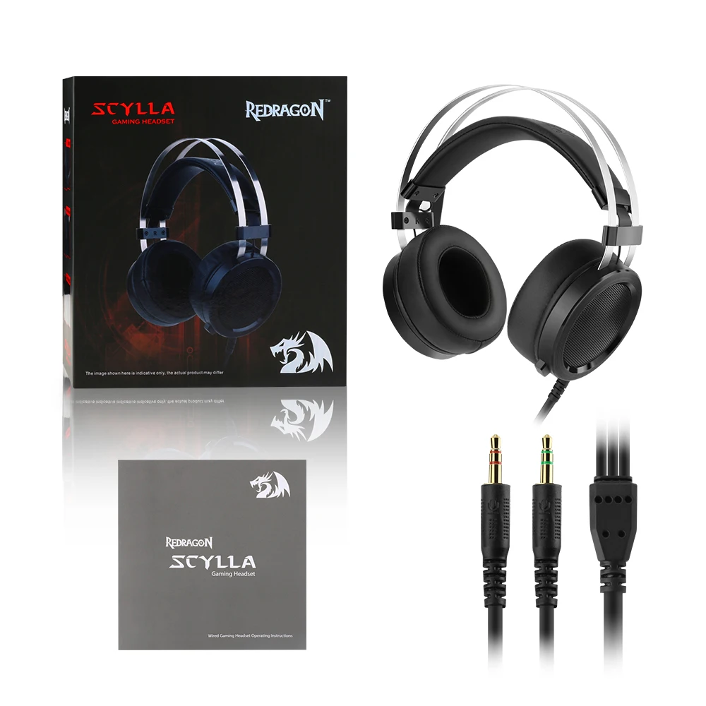 Redragon SCYLLA H901 Gaming Headset Gamer For PC PS4 Switch Phone Surround Pro Wired Computer Stereo Headsets With Microphone Redragon SCYLLA H901 Gaming Headset Gamer For PC PS4 Switch Phone Surround Pro Wired Computer Stereo Headsets With Microphone
