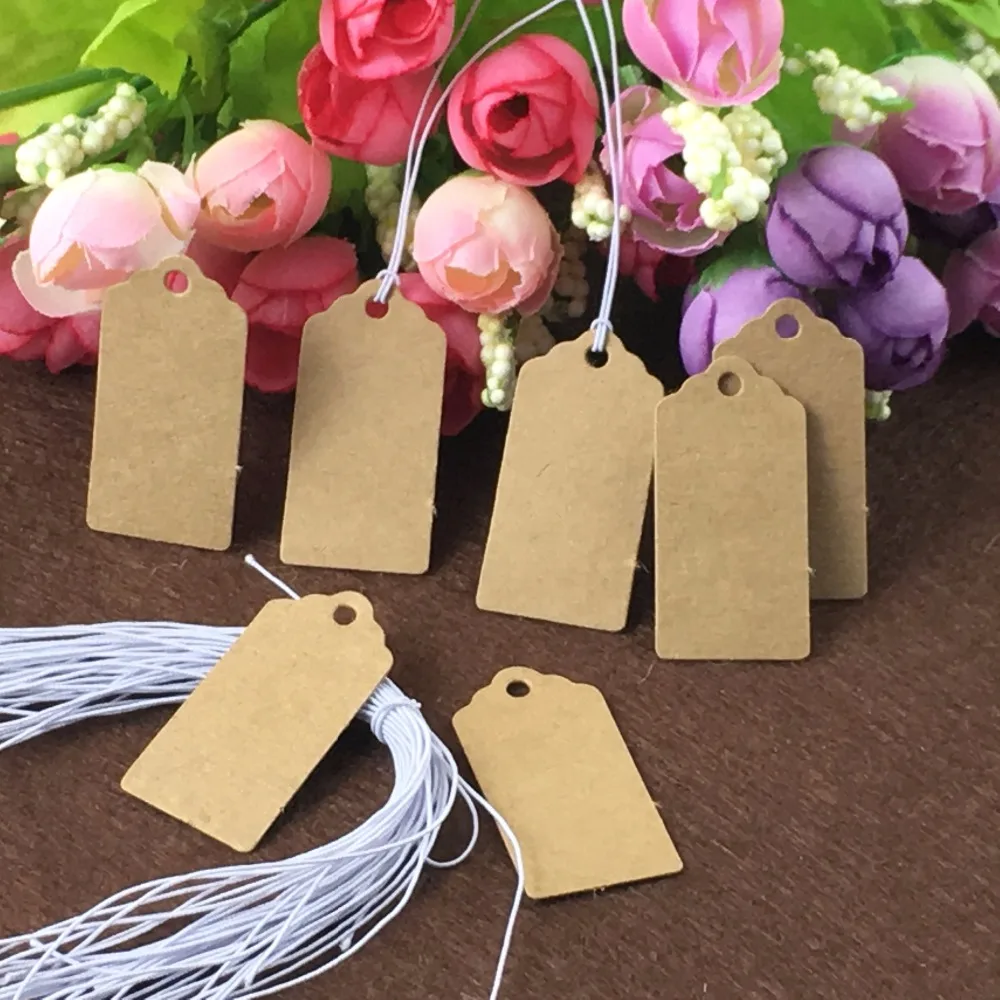 4x2cm 200PCS Kraft Cardboard Small Lace Scalloped Hang Gift Price Tags 4x2cm 200PCS Kraft Cardboard Small Lace Scalloped Hang Gift Price Tags