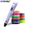 Myriwell 3D Pen LED Display 2nd Generation 3D Printing Pen With 9M ABS Filament Arts DIY Pens For Kids Drawing Tools ► Photo 1/6