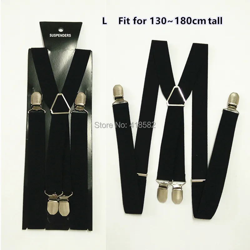 Bd002-l Размер модное Для мужчин подтяжки 2.5*100 см эластичные X-Back suspenders10 шт./партия Бесплатная доставка