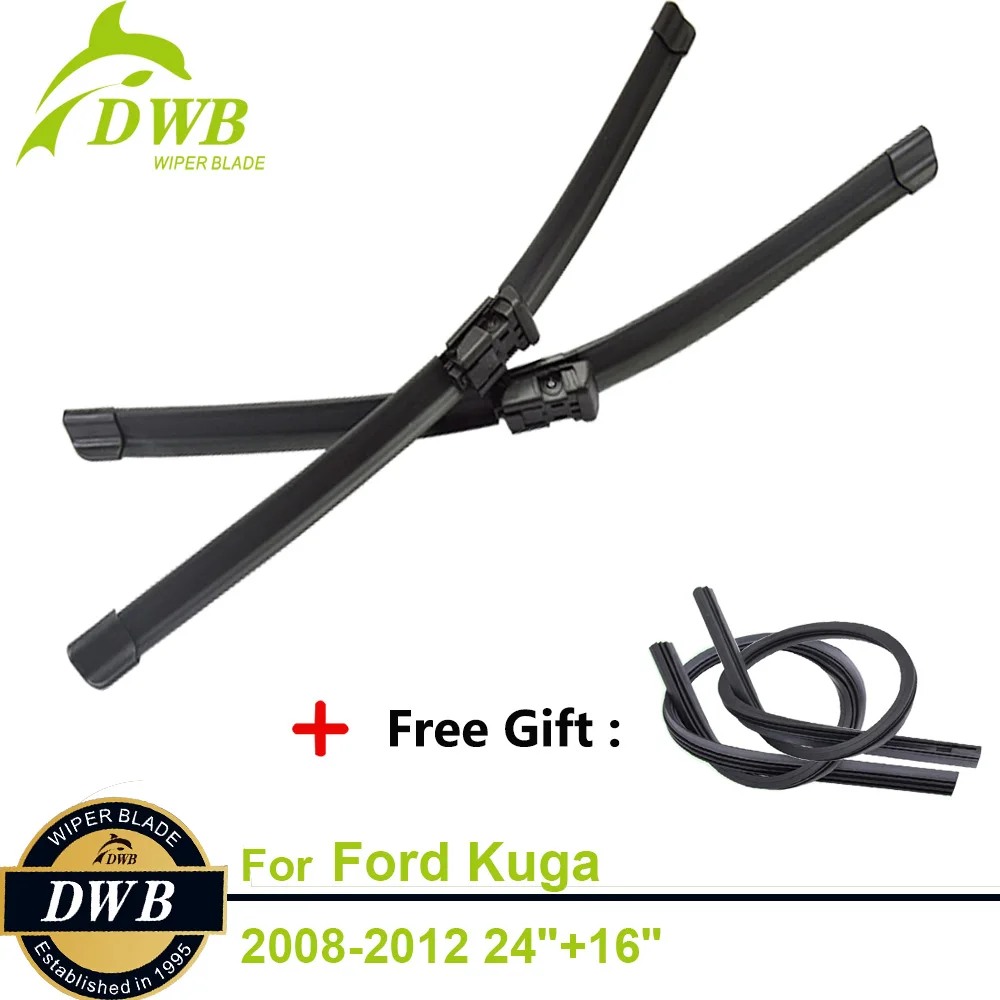 2PCS ECO Wiper Blades for Ford Kuga 2008 2012 24"+16", Free 2Pcs
