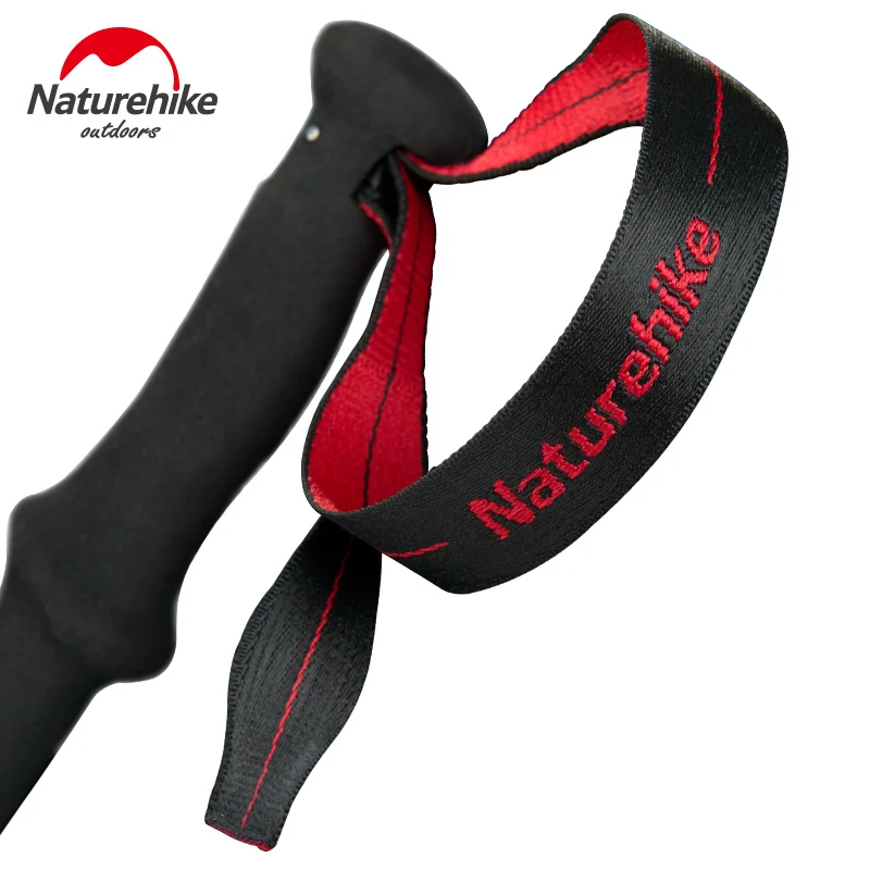 Pólos de Fibra Naturehike Telescópica Trekking Carbono Leve Caminhadas Nordic Caminhada Correndo Varas Fechaduras Rápidas Cana 185g 1 pc 9 Esporte e Lazer