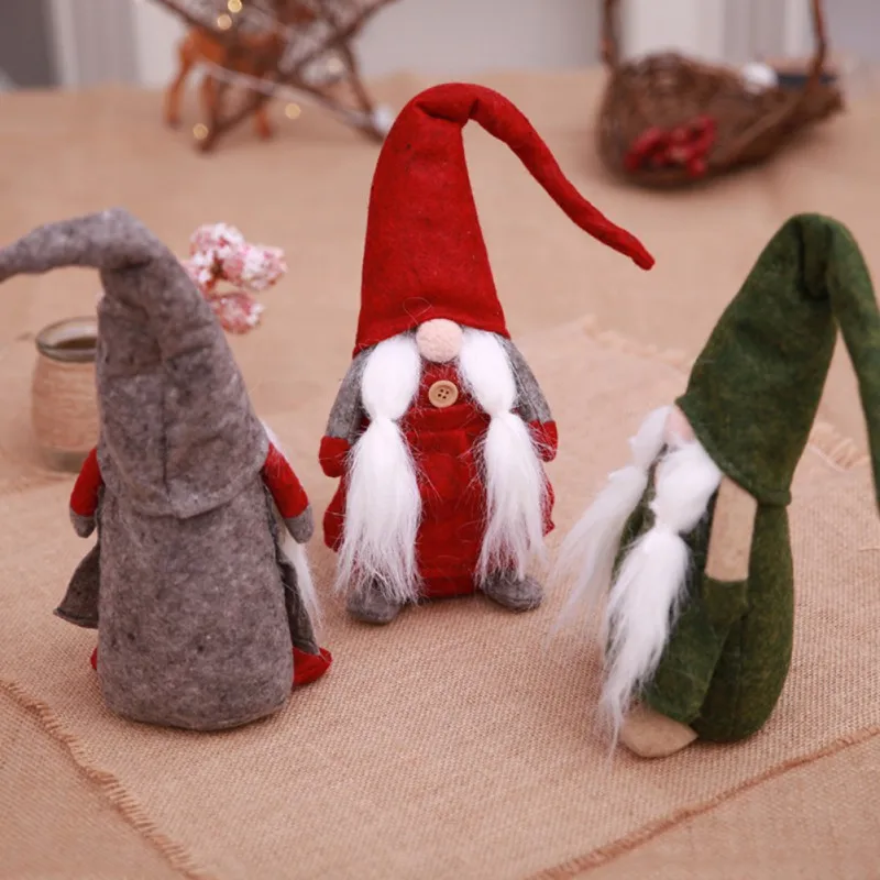 

Party DIY Bearded Christmas Xmas Dolls Decor Party Elf New Year Dinner Party Christmas Decorations Home Festival Party Supplies