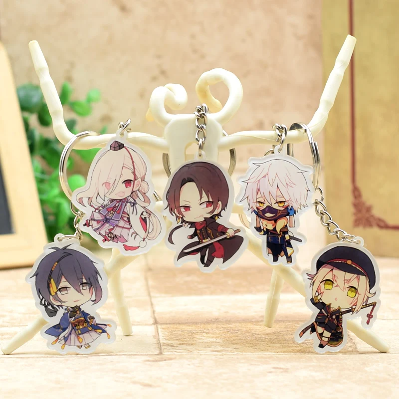 

Touken Ranbu Online Acrylic Keychain Cute Japanese Pendant Car Key Accessories Collection SS111-121 XS-2