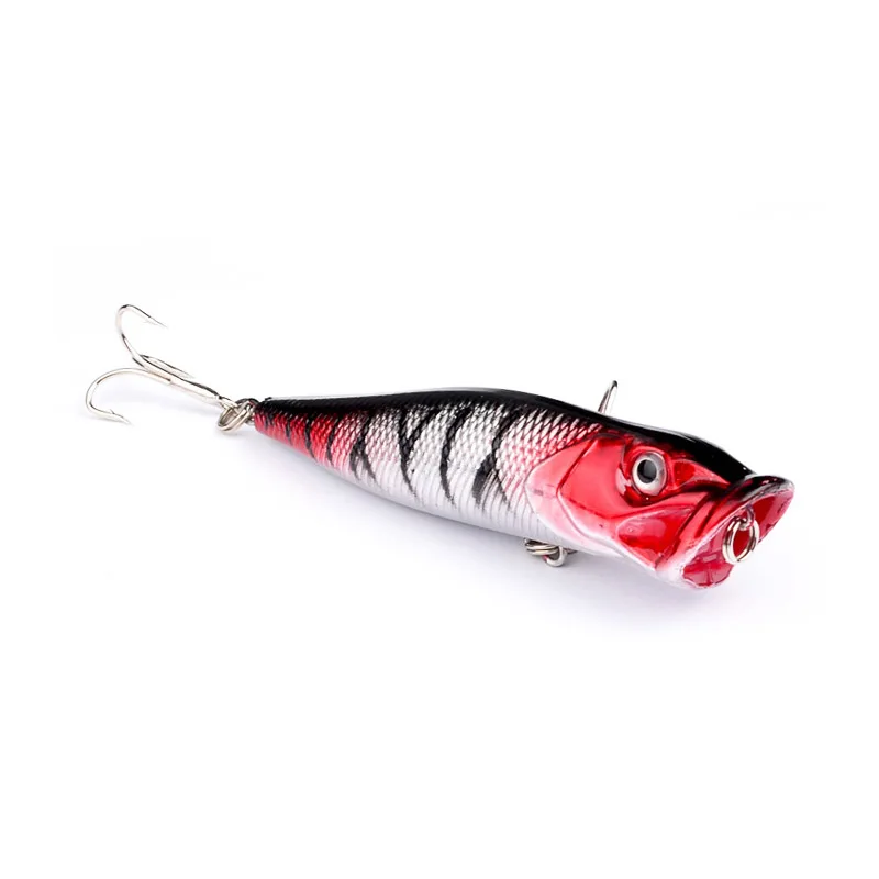 1 шт. Topwater 8 см 12 г Поппер для рыбалки Lur Isca искусственный рыболовный Воблер