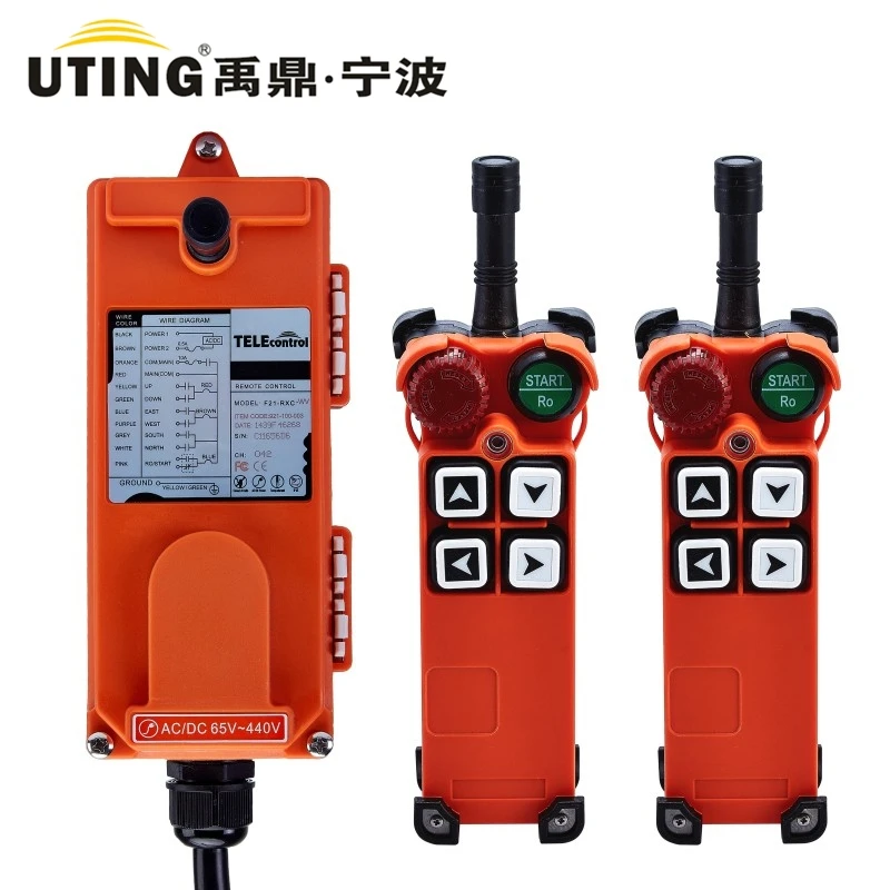 

Telecontrol F21-4S Industrial remote control 4 single speed buttons UHF426-446Mhz