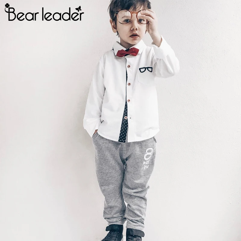 Bear Leader/комплекты одежды для малышей Детский комплект для мальчиков; комплекты одежды для детей костюмы для мальчиков; Одежда для мальчиков сезон весна-лето-осень; детская спортивная одежда