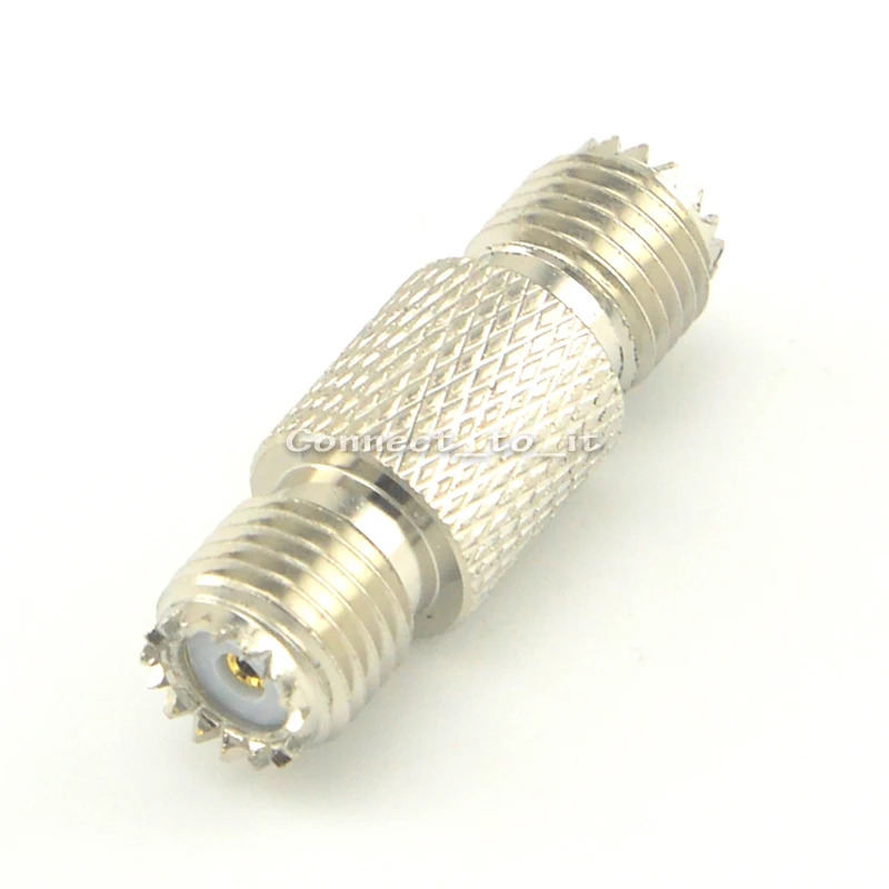 

Nickel Plated Mini UHF Female to Mini UHF Female Straight Connector RF Coax Adapter