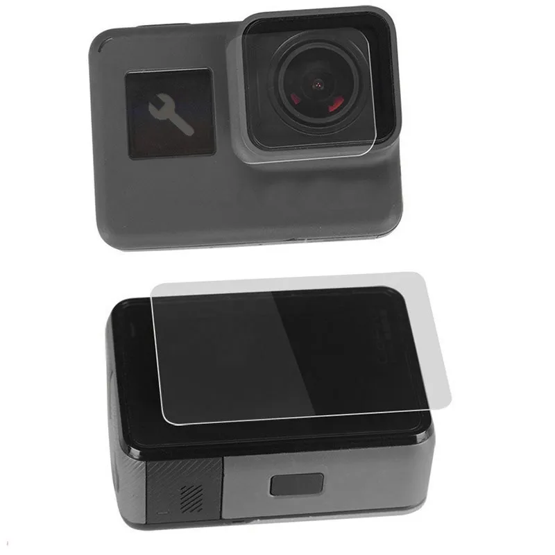 Защитный чехол для экрана из закаленного стекла защитный с объективом GoPro Hero 8 7
