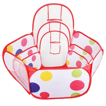 

Environmentally friendly children's indoor game tent crawling toy house Folding marine ball pool wave ball pool with shooting