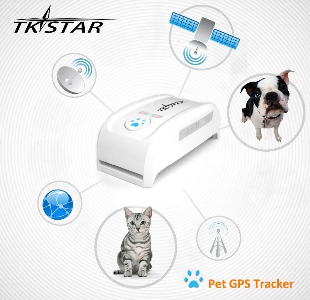 Pet gps трекер TK909 воротник Водонепроницаемый локатор Rastreador Localizador чип для собаки Перро свиней отслеживания Geofence