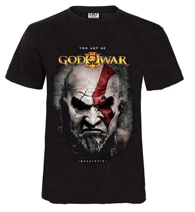 

God of War T Shirt Game Cos Kratos T Shirt Short Sleeved shirt
