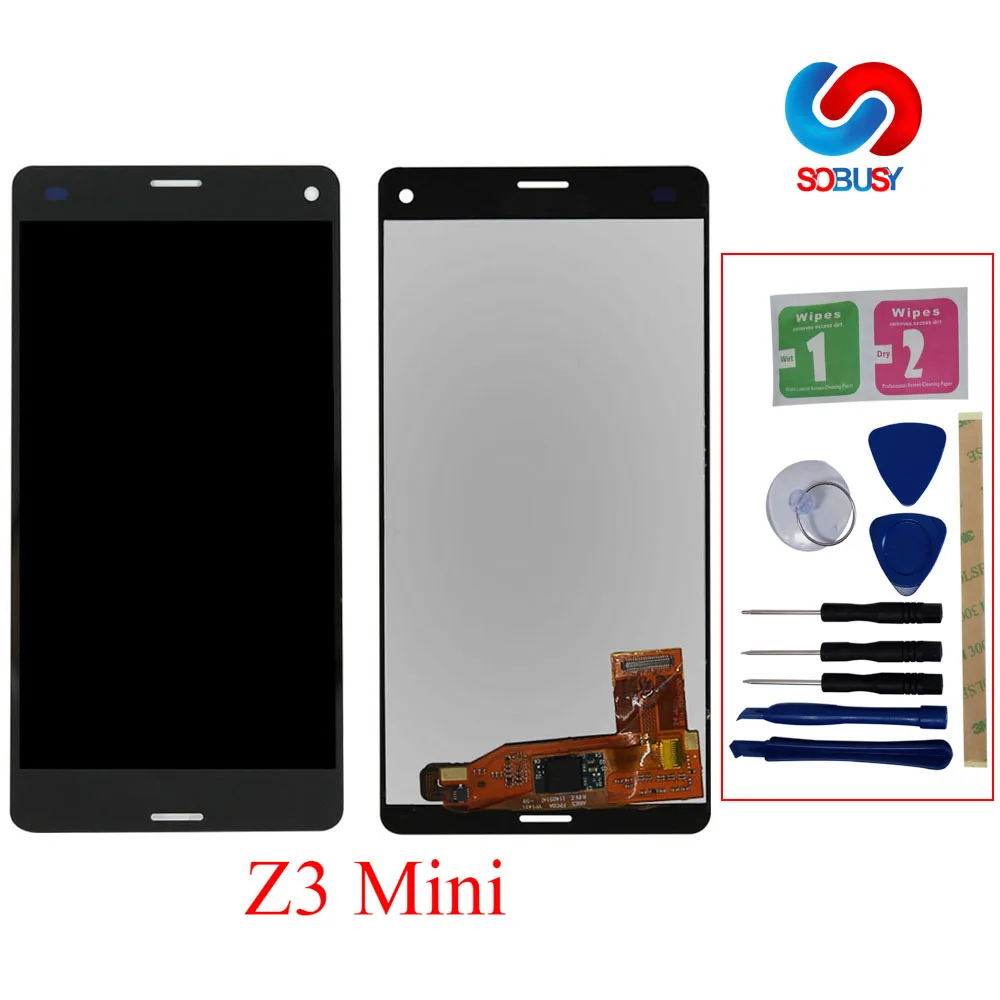 Оригинальный ЖК дисплей для SONY Xperia Z3 Compact сенсорный экран Mini D5803 D5833 дигитайзер