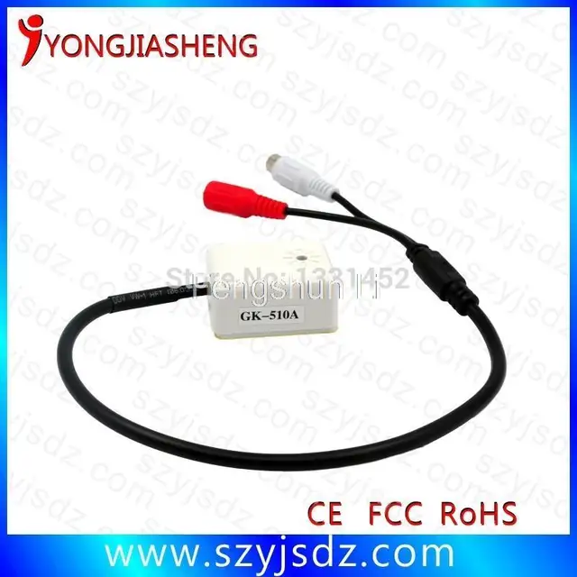 Free shipping high sensitivity CCTV Audio Microphone