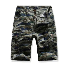 MOGU, новинка, мужские свободные повседневные шорты-карго, короткие штаны, камуфляжные военные шорты длиной до колена, большие размеры 30-38, мужские шорты