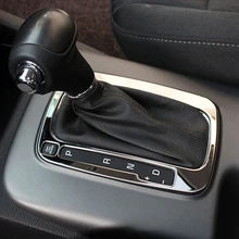 Estilo do carro abs cromado apto para kia forte cerato k3 2012 2013 2014 2015 auto engrenagem shift guarnição molding capa quadro acessórios