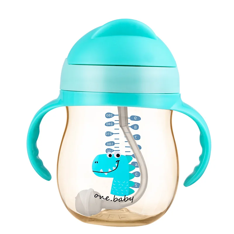 

320ml Straw Bottle for Baby Feeding Bottle learn drinking Training Bottle for Milk Water Bottles with straw Tumbler