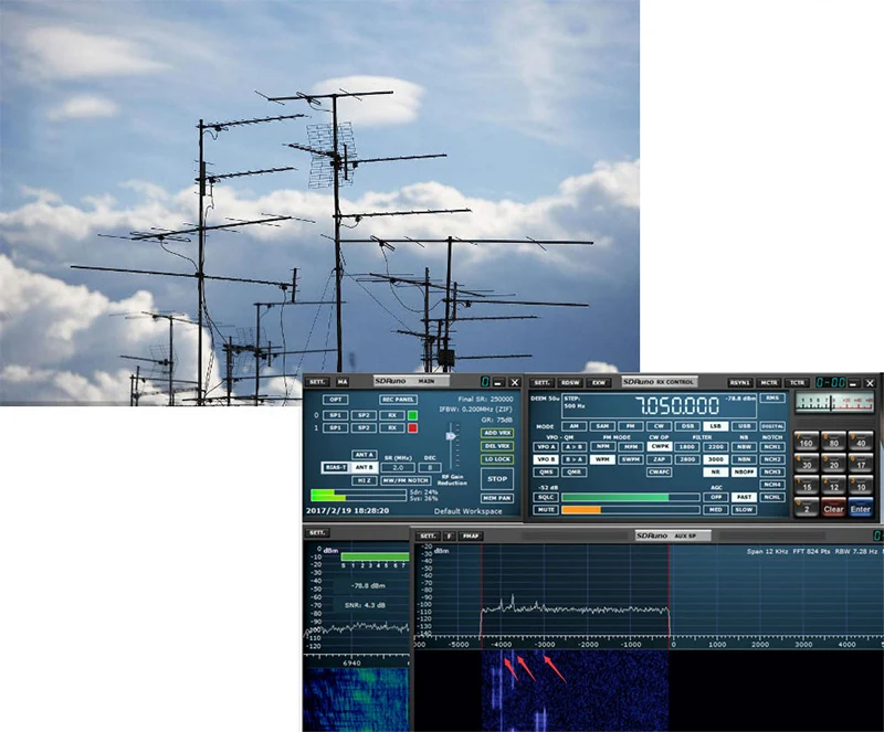 12Bit SDR приемник SDRPLAY RSP1 RSP2 RTL-SDR HackRF обновление AM FM HF SSB CW приемник полный диапазон HAM радио 10 кГц-2 ГГц