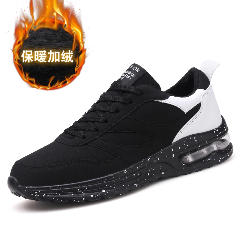 

Women Sneakers Men Running Winter Thermal Shoes Ultra-light Damping Air Sole Walking Outdoor Training Sports Shoes Plus 36-45