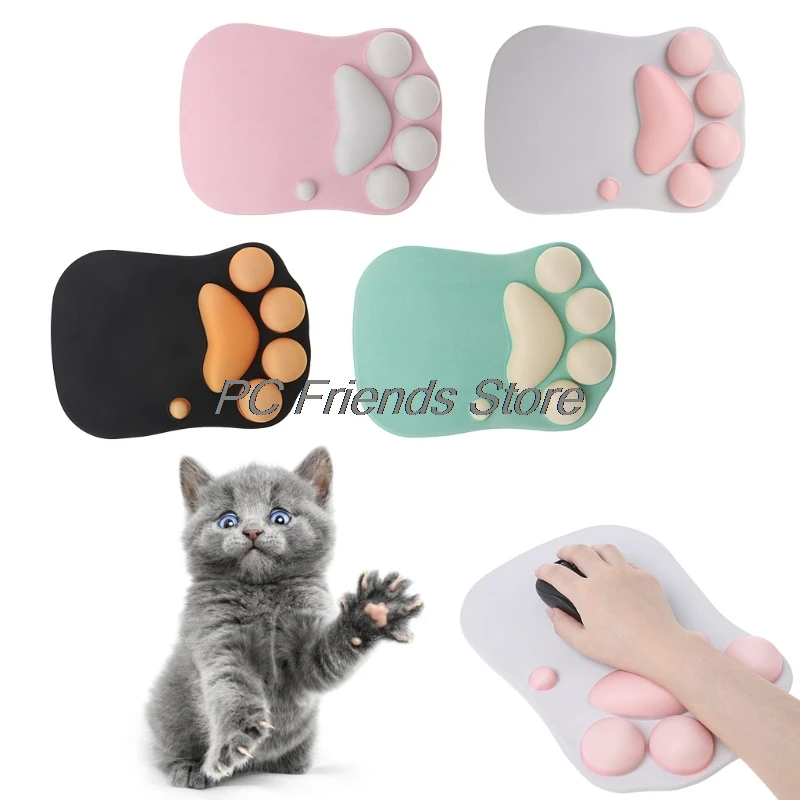 

Cat Paw Originality Anime 3D mouse Pad Cartoon Creative Mousepad Wrist Rest-PC Friend