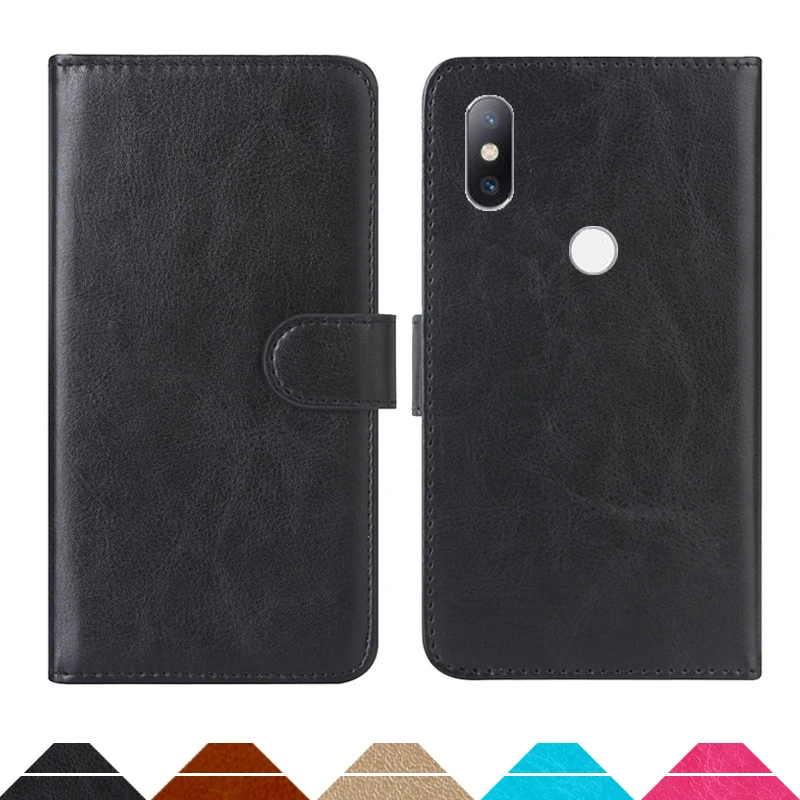 

Luxury Wallet Case For Xiaomi Mi Mix 2S PU Leather Retro Flip Cover Magnetic Fashion Cases Strap