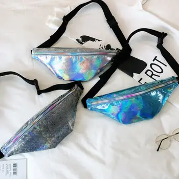 

Women Girls Waist Bag Purse Fanny Pack Phone Key Cards Belt Clutch Wallet Bag