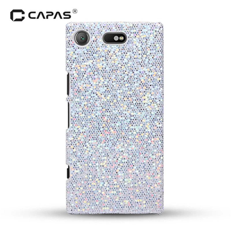 

For Sony Xperia XZ1 Compact Case Cover Original CAPAS Hard Bling Wood Pattern Phone Cover For Xperia XZ1 XZ1 Compact Case Shield