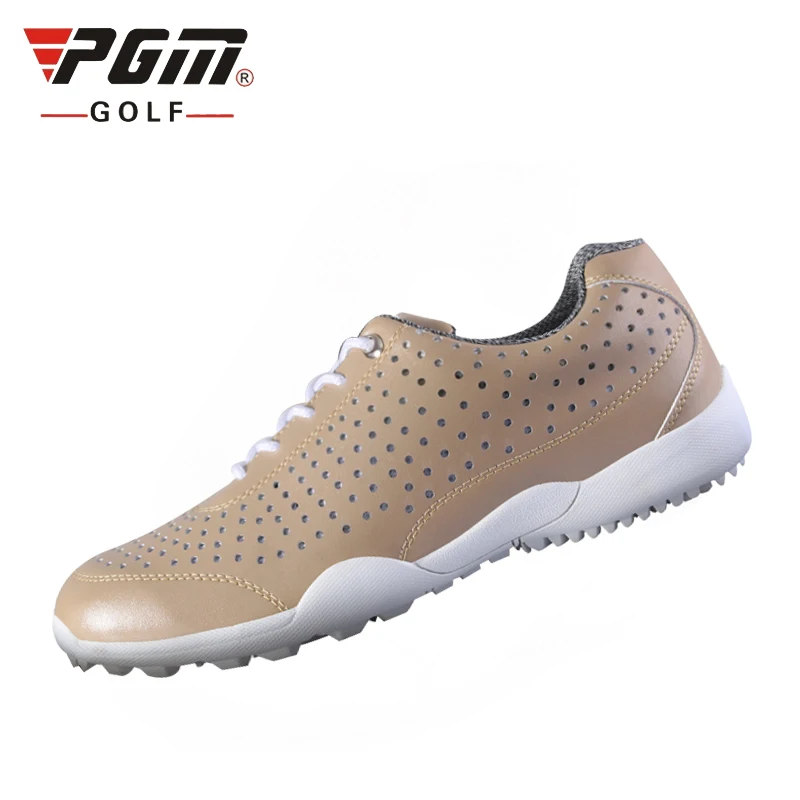 

PGM Brand Men Golf Shoes Soft Leather Breathable Golf Sneakers Mens Spikeless Skidproof Training Athletic Shoes AA10101