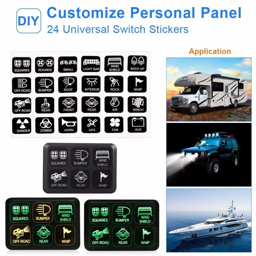 6 Gang Switch Panel Electronic Relay System Circuit Control Box5