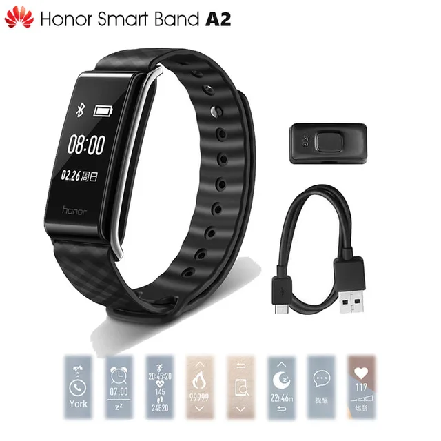 Original Huawei Honor Color Band A2 Smart Wristband 0.96\
