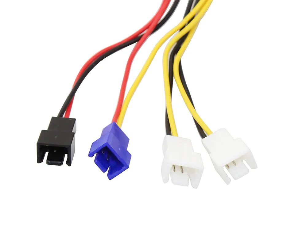 10 шт. кабели питания для компьютерных кулеров от Molex до 3Pin 12 В/7 В/5 В|Компьютерные и