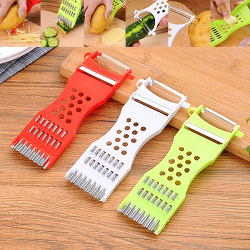 

Cucumber Slicer Salad Multifunctional Kitchen Shredder Cheese Fruit Carrot Cutter Grater Modern Family Kitchen Tools
