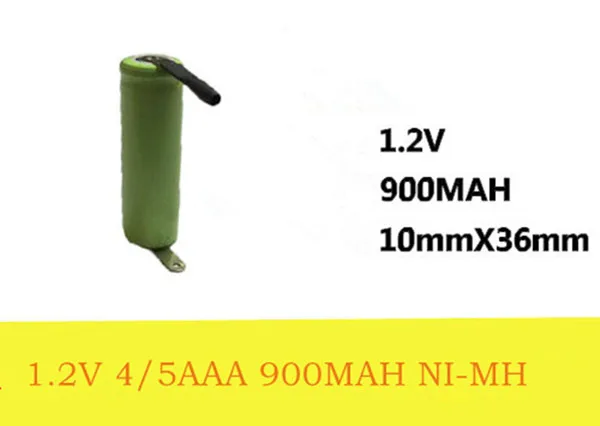 

Cncool 10PCS Brand new authentic 1.2V 4/5AAA 900MAH ni-mh rechargeable batteries Razor NI-MH with leg