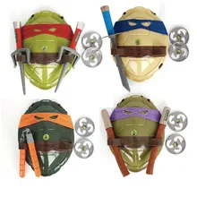 Kids Turtles Toys Weapons Christma Gifts Anime Leonardo Raffaele Michelangelo Donatello Cosplay Set Boys Girls Children Ninja