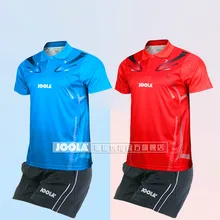 JOOLA костюм для настольного тенниса Мужская и женская командная форма для настольного тенниса Спортивная одежда с коротким рукавом дышащий костюм футболка